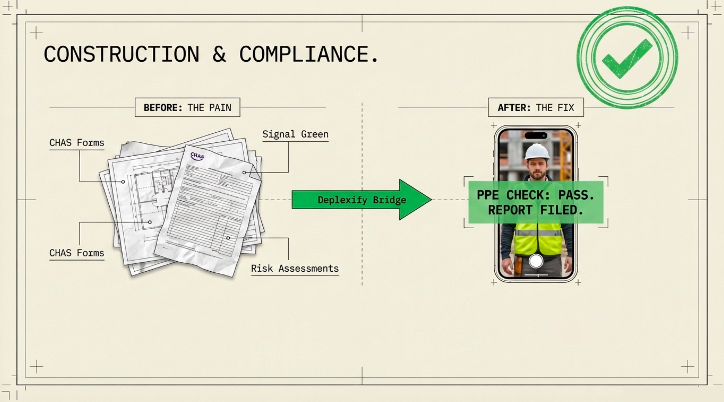 CHAS accreditation compliance dashboard by Deplexify